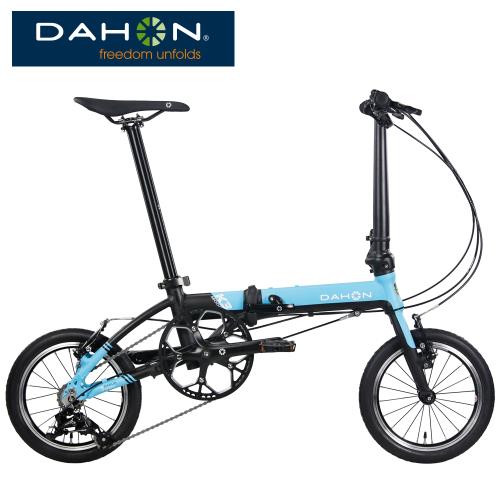 DAHON大行 K3 14吋3速 鋁合金輕量僅8.1公斤折疊單車/自行車/小折-藍/黑