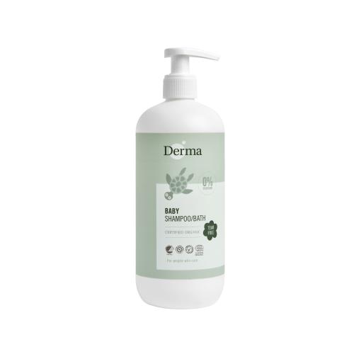 Derma 寶寶有機洗髮沐浴露家庭號 - 500ml/瓶