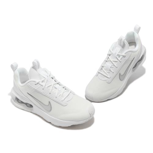 Nike 休閒鞋Wmns Air Max Intrlk Lite 女鞋白銀氣墊厚底增高復古DV5695