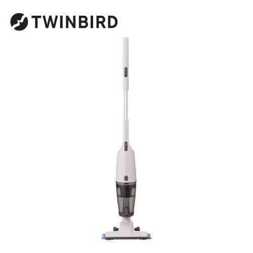 (福利品)日本TWINBIRD-吸拖兩用無線吸塵器(象牙白)TC-H107TWVO