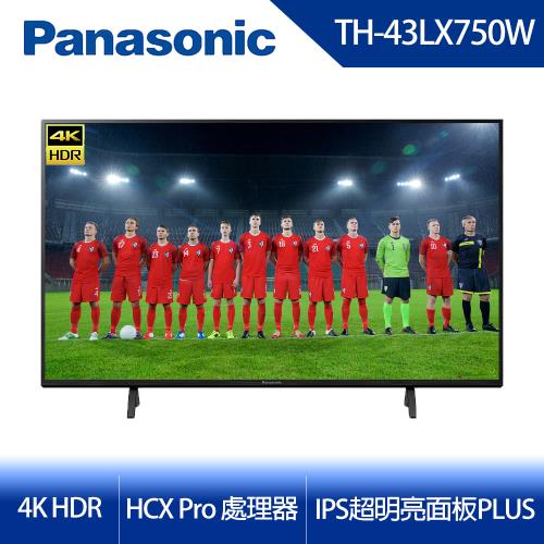Panasonic國際牌 43吋 LED 智慧顯示器+視訊盒 TH-43LX750W