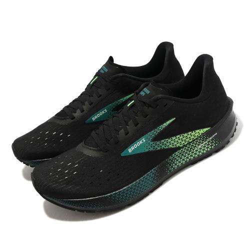 Brooks 慢跑鞋 Hyperion Tempo 男鞋 黑 綠 推進 高足弓適合 氮氣中底 運動鞋 1103391D075 [ACS 跨運動]