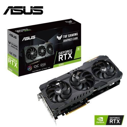 ASUS 華碩】TUF Gaming GeForce RTX 3060 V2 OC 12G 顯示卡|NVIDIA顯示