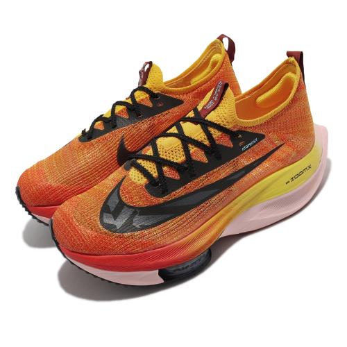 Nike 慢跑鞋Zoom Alphafly Next% FK 運動男鞋氣墊避震路跑橘黑DO2407