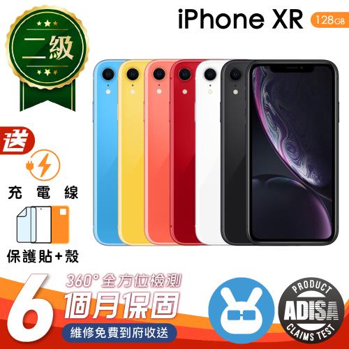 福利品】Apple iPhone XR 128G 6.1吋保固6個月贈充電組+螢幕玻璃貼+