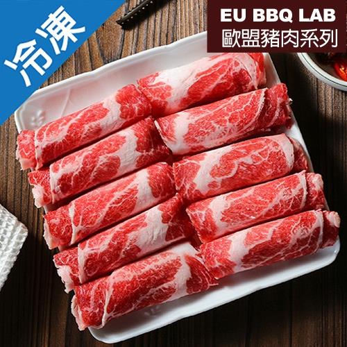 EU BBQ LAB伊比利豬梅花火鍋片250G/盒【愛買冷凍】