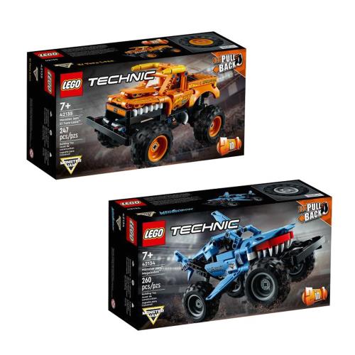 樂高 LEGO 積木 Technic 科技系列 怪獸卡車 El Toro Loco Megalodon 42134 42134 兩款一組