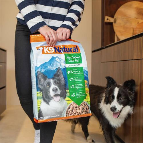 K9 Natural 狗狗凍乾生食餐 3.6kg (常溫保存 狗飼料 低致敏 皮毛養護 牛肉 羊肉)