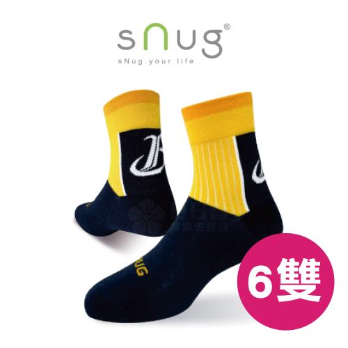 【6雙組】sNug 中信兄弟精品Logo機能襪 (除臭襪/中筒襪)