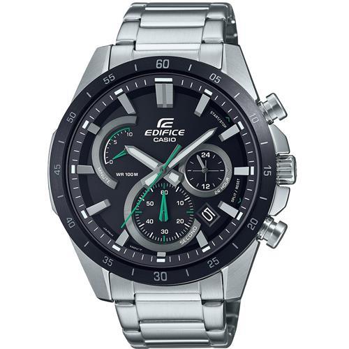 CASIO 卡西歐 EDIFICE 粗曠動感計時碼錶手錶 (EFR-573DB-1A)