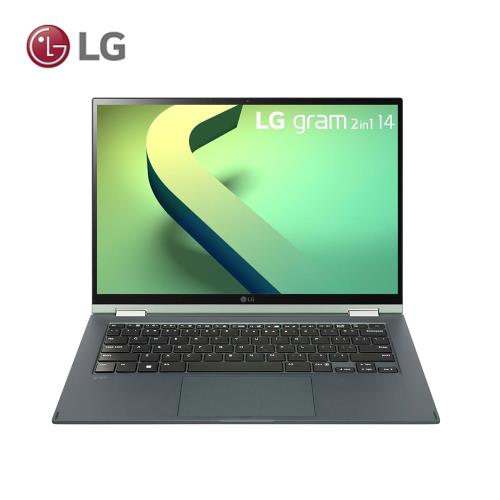 LG樂金 gram 14型極致輕薄商用筆電-璀璨綠(14i5-1240P/8GB/512G SSD/Win11Home)14T90Q-G.AR54C2