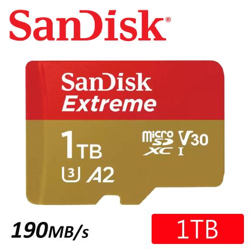 Sandisk 1tb Microsdxc A2的價格推薦- 2023年10月| 比價比個夠BigGo