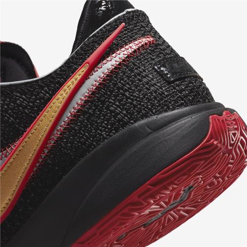 Nike 籃球鞋Lebron XX EP 20 Bred 黑紅金低筒編織男鞋LBJ 詹姆斯DJ5422