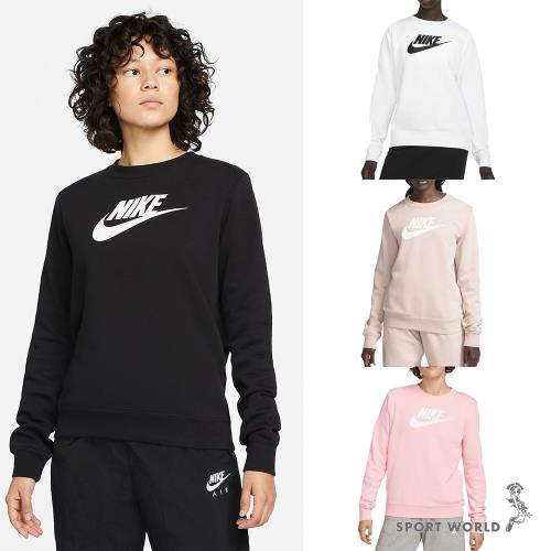 Nike 女裝 長袖上衣 刷毛 黑/白/粉/粉紫【運動世界】DQ5833-010/DQ5833-100/DQ5833-601/DQ5833-690