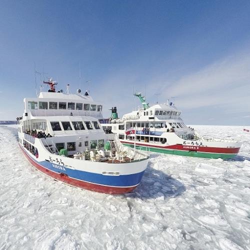 東森旅遊~北海道破冰船、耀眼寶石冰雪上活動螃蟹溫泉六日