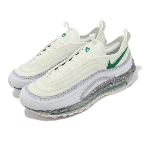 Nike 休閒鞋Air Max Terrascape 97 男鞋白灰綠經典子彈鞋復古氣墊