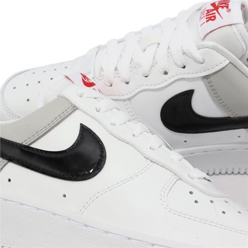 Nike Wmns Air Force 1 07 ESS SNKR 白黑灰女鞋男鞋AF1 漆皮DQ7570-001