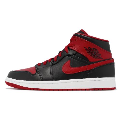 Nike Air Jordan 1 Mid Alternate Bred 男鞋黑紅經典AJ1 DQ8426-060