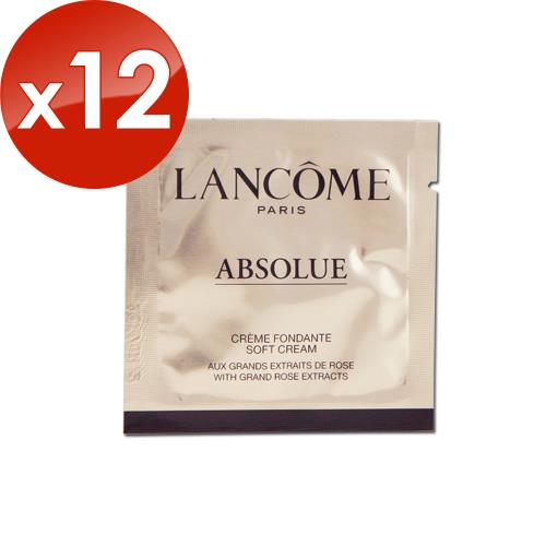 【LANCOME 蘭蔻】絕對完美黃金玫瑰修護乳霜 1ml x 12