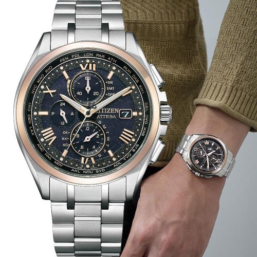 CITIZEN 星辰30週年限定光動能鈦金屬電波錶(AT8254-61E)41.5mm|光動能