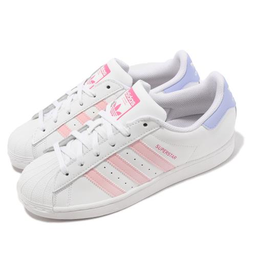 Adidas original clearance superstar pink stripe