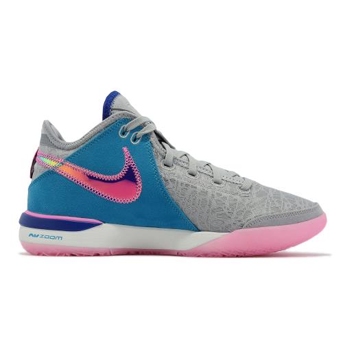 Nike 籃球鞋Zoom LeBron NXXT Gen EP 男鞋灰Wolf Grey 氣墊中筒DR8788