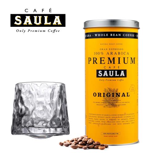 [西班牙 SAULA] 頂級優選咖啡豆 500g～限量加送 Krone 九度角杯