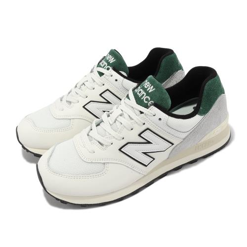 New Balance 休閒鞋 574 男鞋 女鞋 白 綠 麂皮 復古 經典 NB 紐巴倫 U574VX2-D