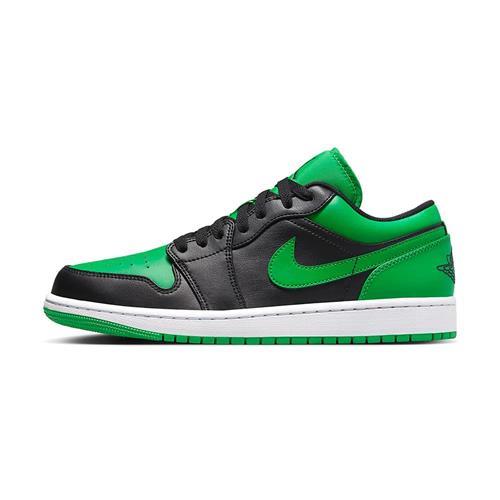 Nike Jordan 1 Low Lucky Green 男黑綠喬丹穿搭低筒休閒鞋553558-065