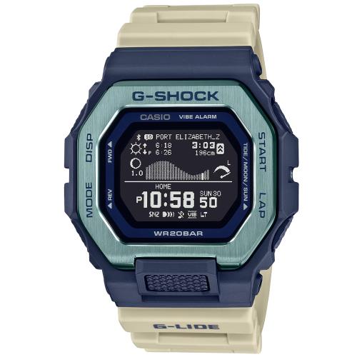 CASIO G-SHOCK 藍牙連線 浪湧狂潮電子腕錶 GBX-100TT-2