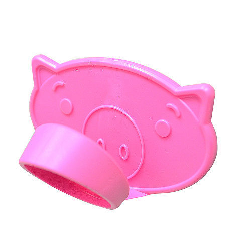 日本sanada粉紅豬隔熱止滑取盤夾 3入裝