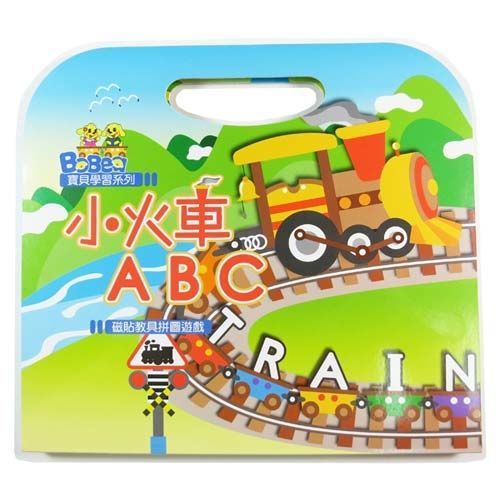 任-【BabyTiger虎兒寶】趣味磁鐵書 -  小火車 ABC