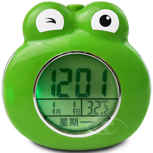【CATIGA】動物樂園-LED背光夜燈語音鬧鐘-小青蛙