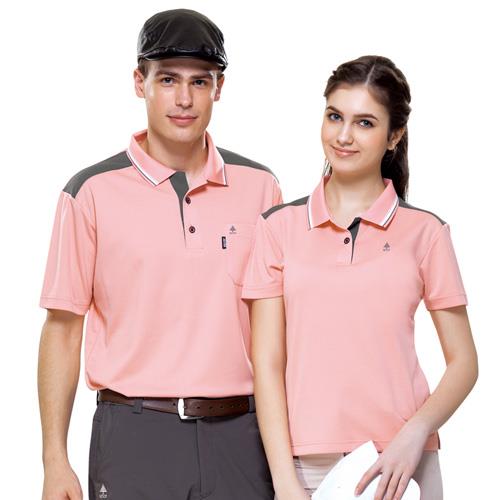 【SPAR】吸濕排汗女版短袖POLO衫(SP73842)桂粉色