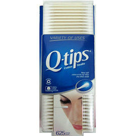 美國Q-tips紙軸棉花棒(100%純棉) 625支*3盒
