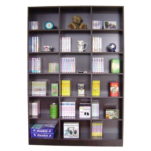 【Dr. DIY】18格(寬120公分)超大型書櫃/收納櫃/置物櫃-二色可選