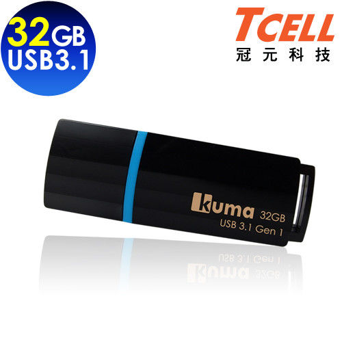 TCELL 冠元-USB3.1 Gen1 32GB 地中海風隨身碟 (Kuma系列)