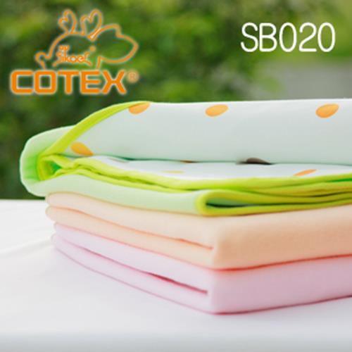 【COTEX 可透舒】圓點毛巾絨防水透氣超柔尿墊--2入替換組