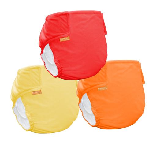 COTEX可透舒 環保布尿布 防水透氣尿布兜3件組