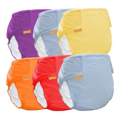 COTEX可透舒 環保布尿布 防水透氣尿布兜6件組