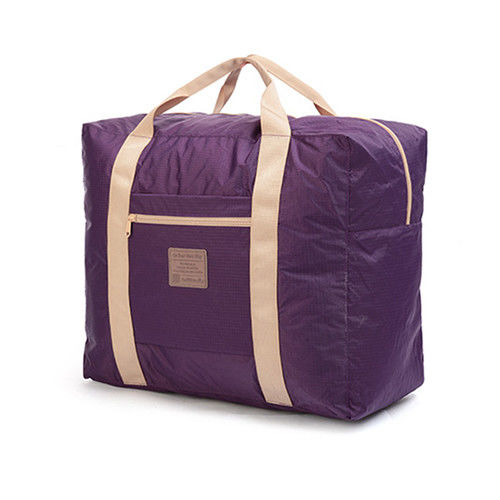 PUSH! 戶外休閒用品可折疊便攜式 旅行包 萬用旅行袋 提袋 收納袋35升(L)P88-1紫色