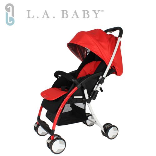 美國 L.A. Baby  超輕量雙向全罩嬰幼兒手推車 Travelight Baby Stroller (三色)