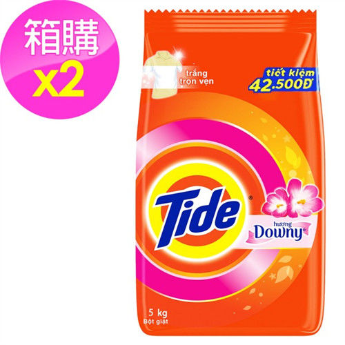 【Tide】洗衣粉-含Downy/2入箱購(5kg*2)