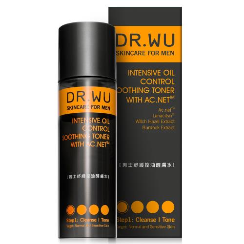 DR.WU 男士舒緩控油醒膚水150ML