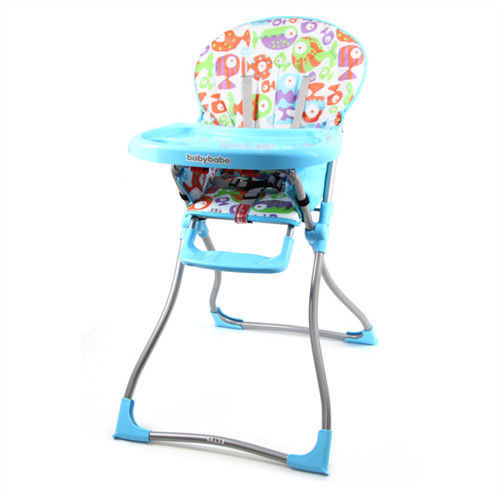 BabyBabe 兒童高腳餐椅(藍色)
