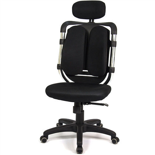 aaronation 愛倫國度 - 黑爪泡棉坐墊雙背式辦公電腦椅 (i-119HSG-1)