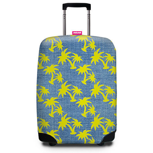 【SUITSUIT】行李箱套 - 熱帶椰林 Tropical Denim-行動