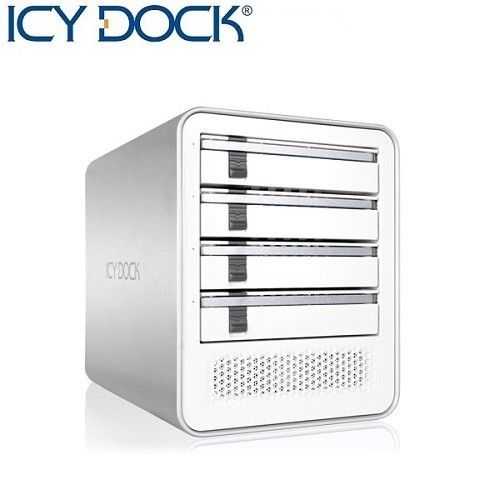 ICY DOCK四層式USB 3.0  eSATA 硬碟外接盒－MB561U3S-4S(B) R1