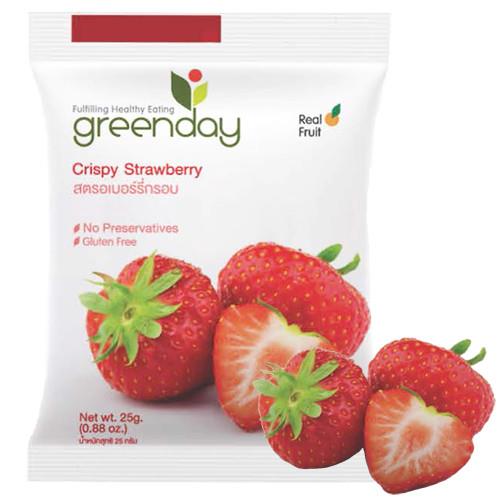 Greenday草莓凍乾(25g/包) x6包