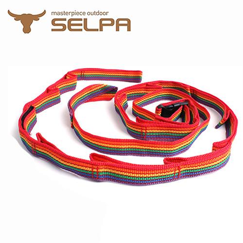韓國SELPA 繽紛飾品彩虹掛繩/可伸縮掛物繩